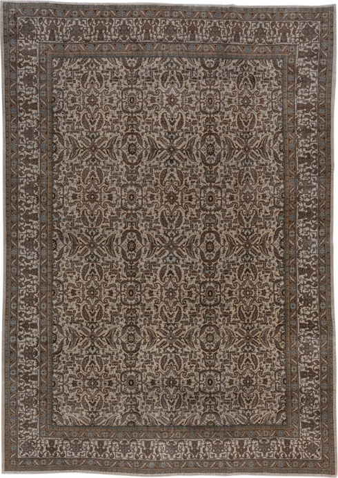 Antique Tabriz Area Rug (7' x 11')